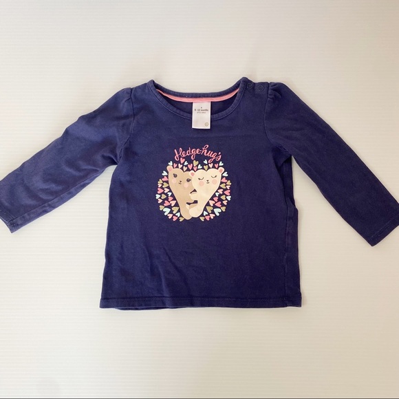 3 x bundle Girls size 0 lined cozy corduroy pants with long sleeve tops t-shirts - Picture 8 of 13